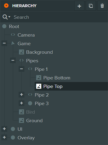 Hierarchy Panel